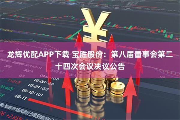 龙辉优配APP下载 宝胜股份：第八届董事会第二十四次会议决议公告